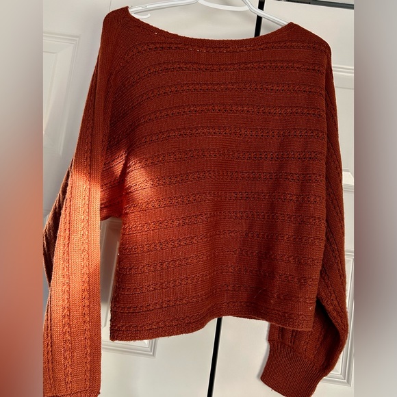 Knit Wide Crewneck Sweater - Picture 2 of 3